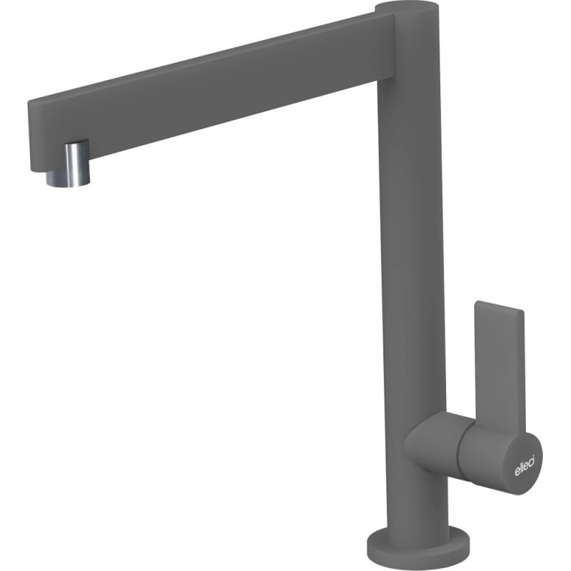 Elleci TEMA  Miscelatore cucina - keratek - dark grey