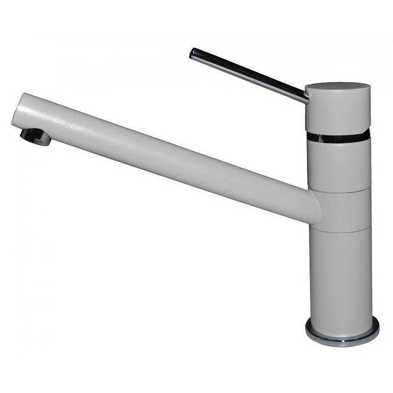 Elleci SAVA Modern Miscelatore cucina monocomando - metaltek - aluminium