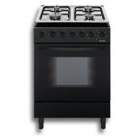 Jollynox 1CC60M7N Combinate 60 Cucina da accosto/incasso cm. 60 - 4 fuochi + 1 forno elettrico - nero