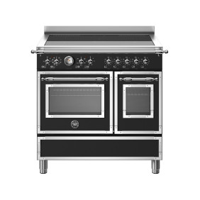Bertazzoni HER95I2ENET Heritage Cucina da accosto cm. 90 - 5 zone a induzione + forno elettrico - nero