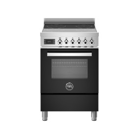 Bertazzoni PRO64I1ENET Professional Cucina da accosto cm. 60 - 4 zone cottura + forno elettrico - nero