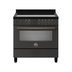 Bertazzoni PRO95I1ECAT Professional Cucina da accosto cm. 90 - 5 zone cottura + forno elettrico - carbonio