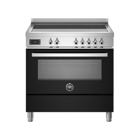 Bertazzoni PRO95I1ENET Professional Cucina da accosto cm. 90 - 5 zone cottura + forno elettrico - nero