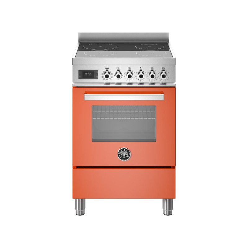 Bertazzoni PRO64I1EART Professional Cucina da accosto cm. 60 - 4 zone cottura + forno elettrico - arancione