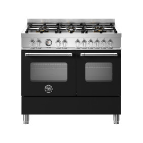 Bertazzoni MAS106L2ENET Master Cucina da accosto cm. 100 - 6 fuochi a gas + forno elettrico - nero