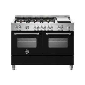 Bertazzoni MAS126G2ENET Master Cucina da accosto cm. 120 - 6 fuochi a gas + forno elettrico - nero