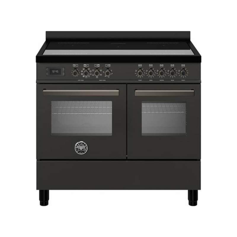 Bertazzoni PRO105I2ECAT Professional Cucina da accosto cm. 100 - 5 zone cottura + forno elettrico - nero