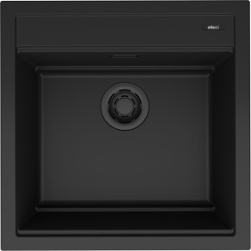 Elleci BEST 104 BLACK EDITION Best Workstation Lavello 1 vasca 51x51 cm - keratek - black