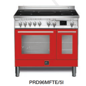 Lofra Cucina PRD96MFTE/5I Rosso Fuoco Venezia 90x60 Piano ad Induzione