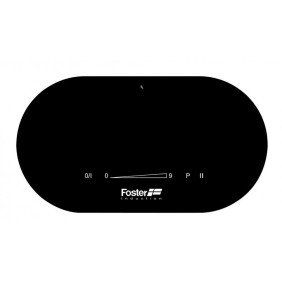 FOSTER Touch Control per 3 zone Q4/filotop, Serie Modular Induction, Nero - 7368 030