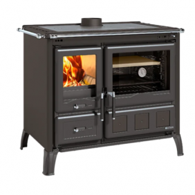 Stufa a legna con forno in ghisa Gardenia XXL VST Steel 3007280 - PRONTA CONSEGNA