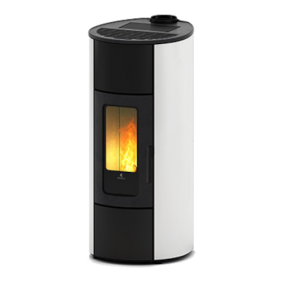 Stufa FLEXI 11 STEEL Bianco - PRONTA CONSEGNA